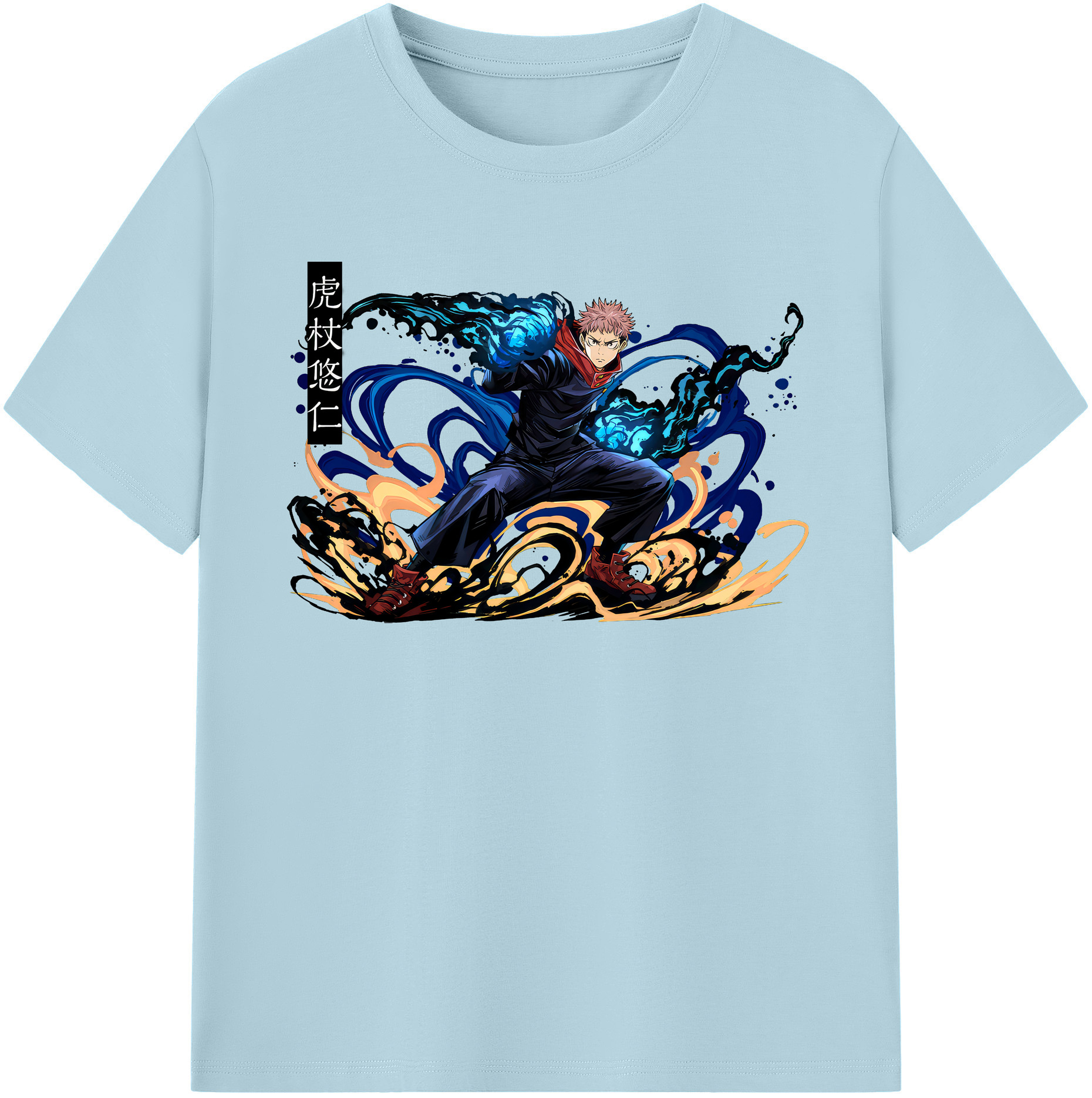 （画像用） 呪術廻戦 Jujutsu Kaisen 綿100％半袖Tシャツ（フロントプリント）